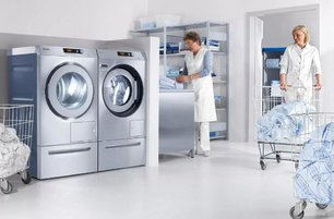 Стиральная машина Miele PW 6080 Vario LP RU сталь фото 3 в Краснодаре