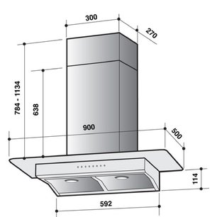 Вытяжка Де Дитрих DHD 787 X фото 2 в Краснодаре Вытяжка De Dietrich DHD 787 X фото 2 в Краснодаре