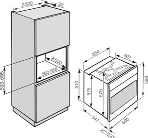 Духовой шкаф Миле H2661BP OBSW черный обсидиан фото 3 в Краснодаре Духовой шкаф Miele H2661BP OBSW черный обсидиан фото 3 в Краснодаре