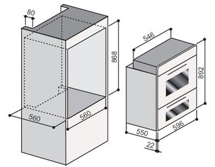 Духовой шкаф Илве 201-NMP IX фото 3 в Краснодаре Духовой шкаф Ilve 201-NMP IX фото 3 в Краснодаре