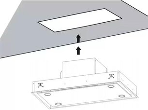 Встраиваемая вытяжка Смег KSCB90XE фото 3 в Краснодаре Встраиваемая вытяжка Smeg KSCB90XE фото 3 в Краснодаре