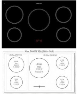 Варочный центр Лофра RSD96MFTE/5I Br фото 2 в Краснодаре Варочный центр Lofra RSD96MFTE/5I Br фото 2 в Краснодаре