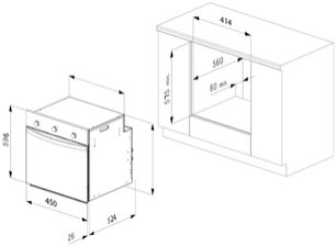 Духовой шкаф Кертинг OKB 5704 CN фото 2 в Краснодаре Духовой шкаф Korting OKB 5704 CN фото 2 в Краснодаре