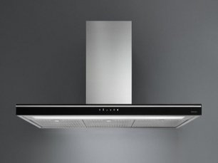 Вытяжка Falmec Luce 90 Glass Black wall фото 2 в Краснодаре