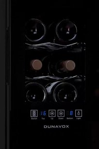 Винный шкаф Дунавокс DAFT-12.33DC фото 4 в Краснодаре Винный шкаф Dunavox DAFT-12.33DC фото 4 в Краснодаре