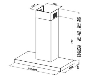 Вытяжка Фабер T-DARK A90 фото 4 в Краснодаре Вытяжка Faber T-DARK A90 фото 4 в Краснодаре