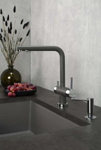 Комплект смесителя Omoikiri NAGANO-GB + PURE DROP LITE фото 3