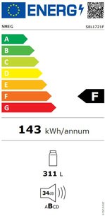 Встраиваемый холодильник Смег S8L1721F фото 3 в Краснодаре Встраиваемый холодильник Smeg S8L1721F фото 3 в Краснодаре