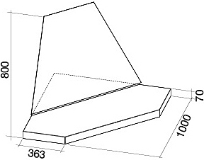 Вытяжка Фалмек Plane ANG ix (600) фото 2 в Краснодаре Вытяжка Falmec Plane ANG ix (600) фото 2 в Краснодаре