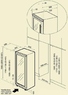 Винный шкаф IP CI 301 CFX D фото 3 в Краснодаре