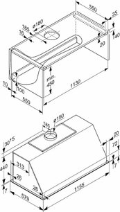 Встраиваемая вытяжка Миле DAR1155 для плиты Range Cooker фото 3 в Краснодаре Встраиваемая вытяжка Miele DAR1155 для плиты Range Cooker фото 3 в Краснодаре