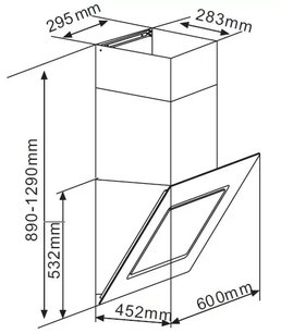 Вытяжка Зигмунд Штайн K 216.91 S фото 3 в Краснодаре Вытяжка Zigmund Shtain K 216.91 S фото 3 в Краснодаре