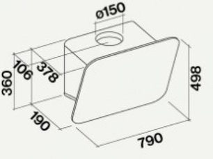 Вытяжка Фалмек Tab 80 White фото 2 в Краснодаре Вытяжка Falmec Tab 80 White фото 2 в Краснодаре