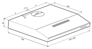 Вытяжка Крона JESSICA slim 500 metallic PB фото 2 в Краснодаре Вытяжка KRONA JESSICA slim 500 metallic PB фото 2 в Краснодаре