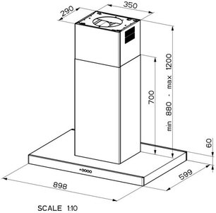 Вытяжка Фабер STILO COMFORT ISOLA BK MATT A90 фото 2 в Краснодаре Вытяжка Faber STILO COMFORT ISOLA BK MATT A90 фото 2 в Краснодаре