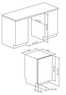 Встраиваемая посудомоечная машина Грауде VGE 45.0 фото 3 в Краснодаре Встраиваемая посудомоечная машина Graude VGE 45.0 фото 3 в Краснодаре