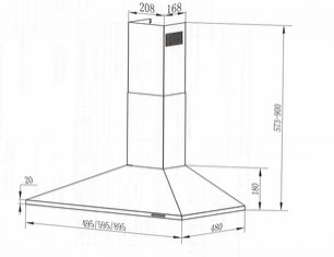 Кухонная вытяжка MAUNFELD Cork 60 черный фото 2 в Краснодаре Кухонная вытяжка MAUNFELD Cork 60 черный фото 2 в Краснодаре