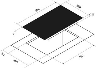 Индукционная варочная панель Pando PI-3800 AiRLINK фото 4 в Краснодаре
