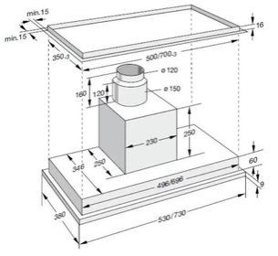 Встраиваемая вытяжка Гаггенау AH 273-150 фото 4 в Краснодаре Встраиваемая вытяжка Gaggenau AH 273-150 фото 4 в Краснодаре