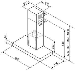 Вытяжка Смег KSE951X2 фото 3 в Краснодаре Вытяжка Smeg KSE951X2 фото 3 в Краснодаре