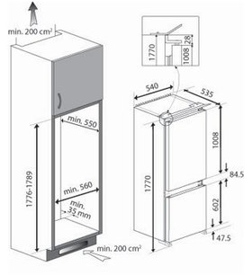 Встраиваемый холодильник Тека CI 320 фото 2 в Краснодаре Встраиваемый холодильник Teka CI 320 фото 2 в Краснодаре