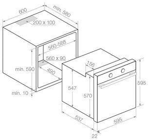 Духовой шкаф Пандо PHT-963 фото 4 в Краснодаре Духовой шкаф Pando PHT-963 фото 4 в Краснодаре