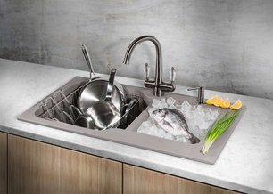 Мойка Omoikiri MARU 86-2 CH фото 3