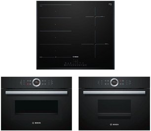 Bosch (духовой шкаф CMG633BB1 + пароварка CDG634AB0 + варочная панель PXE651FC1E) фото в Краснодаре