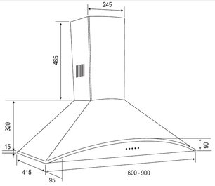 Вытяжка Куперсберг Katrina 60X фото 2 в Краснодаре Вытяжка Kuppersberg Katrina 60X фото 2 в Краснодаре