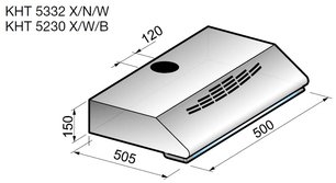 Вытяжка Korting KHT 6332 W фото 2 в Краснодаре