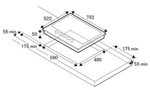 Варочная панель Бертаззони P755CMODNE фото 4 в Краснодаре Варочная панель Bertazzoni P755CMODNE фото 4 в Краснодаре