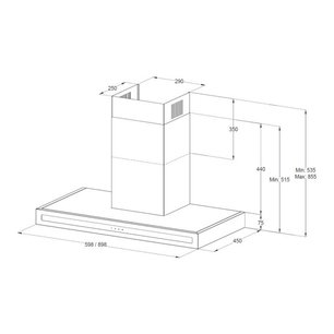 Купольная вытяжка Кертинг KHC 6877 N фото 3 в Краснодаре Купольная вытяжка Korting KHC 6877 N фото 3 в Краснодаре