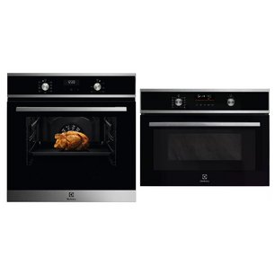 Electrolux (духовой шкаф EOD5H70BX + микроволновая печь EVM 6E46X) фото в Краснодаре Electrolux (духовой шкаф EOD5H70BX + микроволновая печь EVM 6E46X) фото в Краснодаре