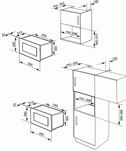 Микроволновая печь Смег MP322X фото 4 в Краснодаре Микроволновая печь Smeg MP322X фото 4 в Краснодаре