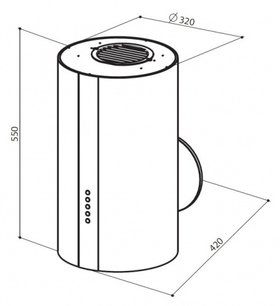 Вытяжка Фабер Alma EG6 Cream F32 фото 3 в Краснодаре Вытяжка Faber Alma EG6 Cream F32 фото 3 в Краснодаре