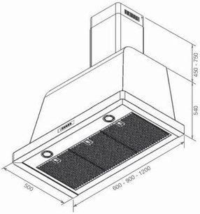 Вытяжка Лофра DOLCEVITA 120 Burg фото 2 в Краснодаре Вытяжка Lofra DOLCEVITA 120 Burg фото 2 в Краснодаре