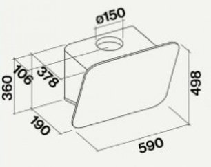 Вытяжка Фалмек Tab 60 White фото 3 в Краснодаре Вытяжка Falmec Tab 60 White фото 3 в Краснодаре