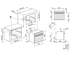 Духовой шкаф Смег SFP6604WSPNX фото 2 в Краснодаре Духовой шкаф Smeg SFP6604WSPNX фото 2 в Краснодаре