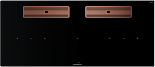 Индукционная варочная поверхность с вытяжкой Kuppersbusch KMI 12850.0 SR-S Copper фото в Краснодаре