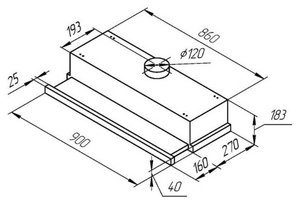 Встраиваемая вытяжка Kuppersberg Slimlux II 90 C фото 4 в Краснодаре