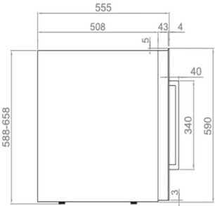 Встраиваемый винный шкаф Pando PVMAVP 60-23CRR W фото 3 в Краснодаре