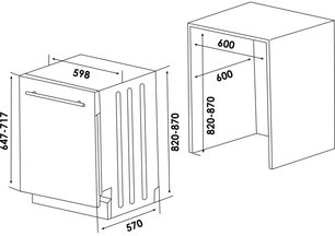 Встраиваемая посудомоечная машина Шауб Лоренц SLG VI6310 фото 2 в Краснодаре Встраиваемая посудомоечная машина Schaub Lorenz SLG VI6310 фото 2 в Краснодаре