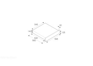 Встраиваемый ящик для подогрева Bertazzoni WD60HERA фото 4 в Краснодаре