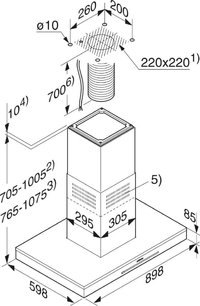 Вытяжка Миле DA6690D OBSW черный фото 3 в Краснодаре Вытяжка Miele DA6690D OBSW черный фото 3 в Краснодаре