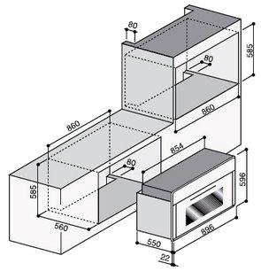 Духовой шкаф Ilve 900-BVG GF фото 3 в Краснодаре