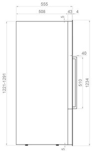 Встраиваемый винный шкаф Pando PVMAV 124-70XR фото 4 в Краснодаре