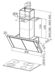 Вытяжка Фабер Discovery ACT EG8 X A90 фото 2 в Краснодаре Вытяжка Faber Discovery ACT EG8 X A90 фото 2 в Краснодаре