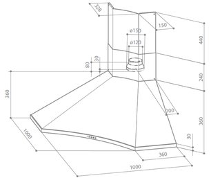 Вытяжка Фабер Solaris EG8 X A100 фото 4 в Краснодаре Вытяжка Faber Solaris EG8 X A100 фото 4 в Краснодаре
