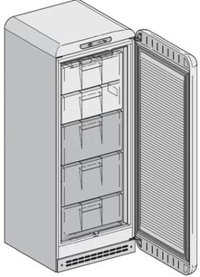 Холодильник Смег CVB20RP фото 4 в Краснодаре Холодильник Smeg CVB20RP фото 4 в Краснодаре