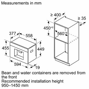 Встраиваемая кофемашина Сименс CT918L1B0 фото 3 в Краснодаре Встраиваемая кофемашина Siemens CT918L1B0 фото 3 в Краснодаре
